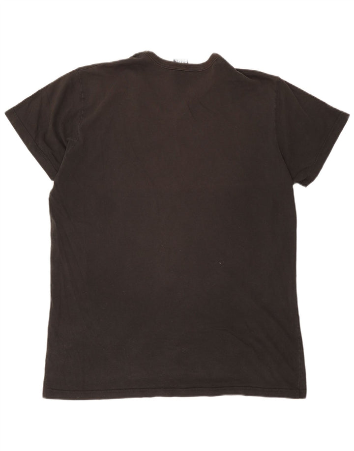 Diesel Mens T-Shirt Top XL Black