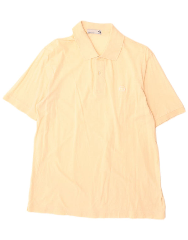 Sergio Tacchini Mens Polo Shirt Large Yellow