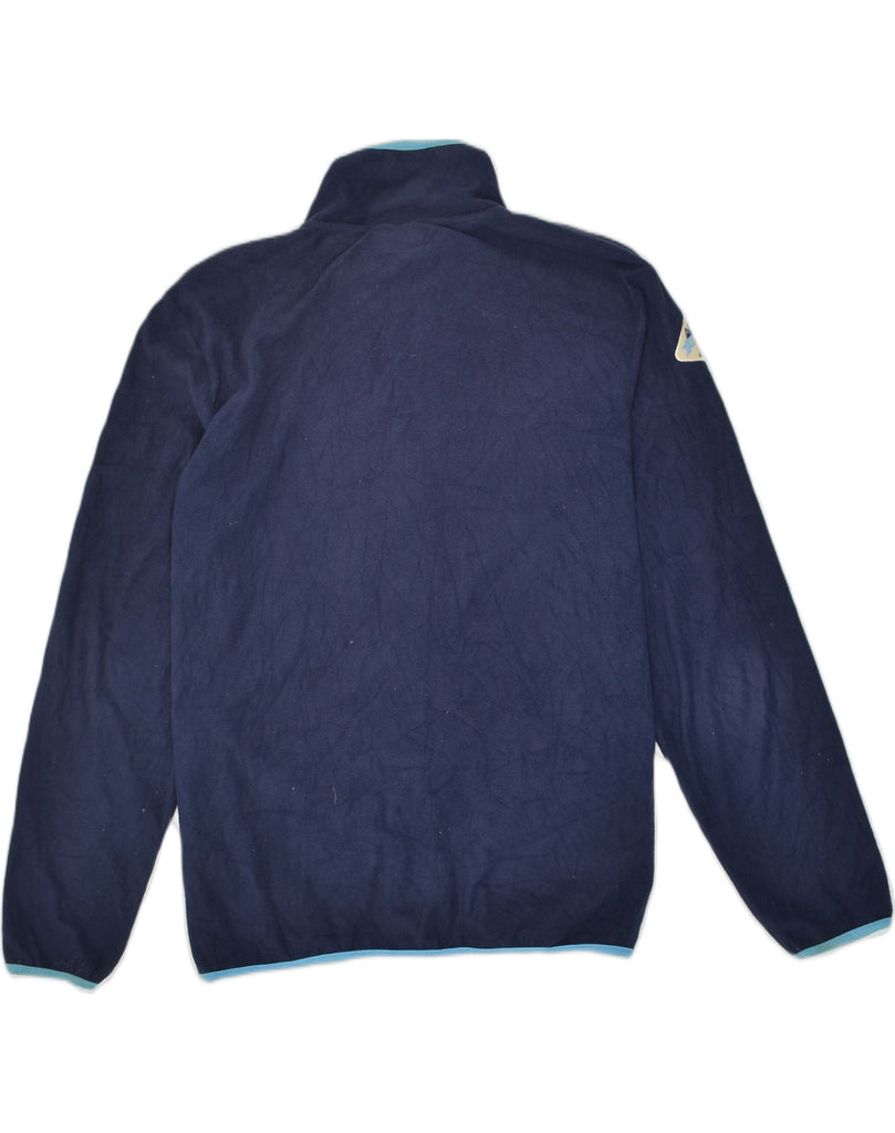 KAPPA Mens Fleece Jacket UK 40 Large Navy Blue Polyester | Vintage Kappa | Thrift | Second-Hand Kappa | Used Clothing | Messina Hembry 