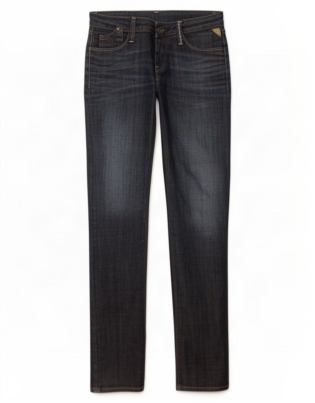 Replay Womens Slim Jeans W25 L30 Navy Blue Cotton