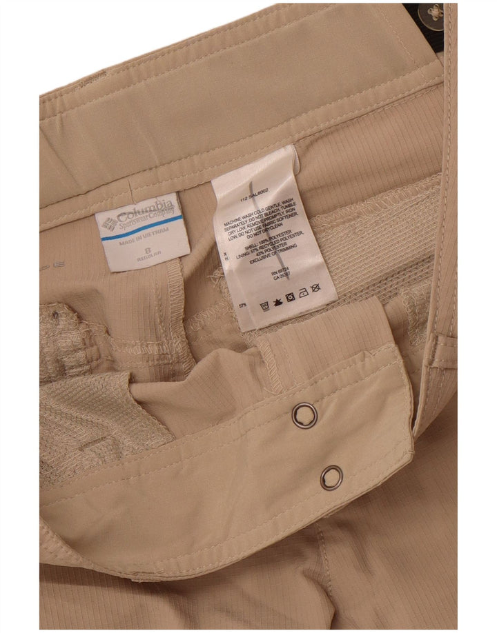 COLUMBIA Womens Straight Cargo Trousers US 8 Medium W30 L32 Beige