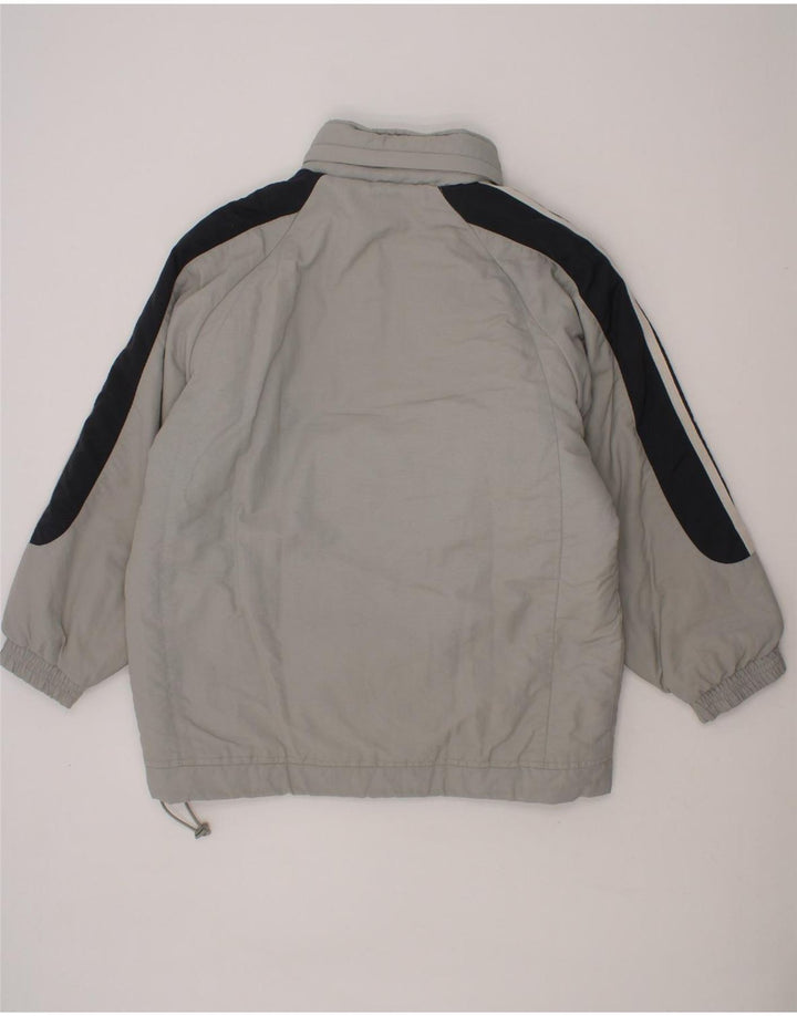 ADIDAS Boys Windbreaker Jacket 10-11 Years Grey Colourblock Polyamide Vintage Adidas and Second-Hand Adidas from Messina Hembry 