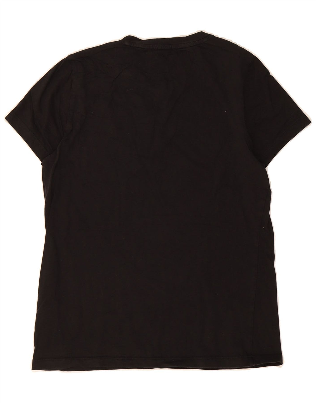 TOMMY HILFIGER Womens T-Shirt Top UK 12 Medium Black Cotton Vintage Tommy Hilfiger and Second-Hand Tommy Hilfiger from Messina Hembry 