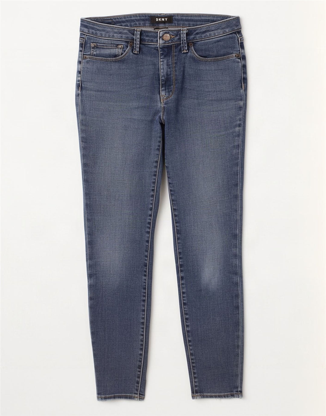 Dkny Womens Skinny Jeans W29 L27 Blue Cotton