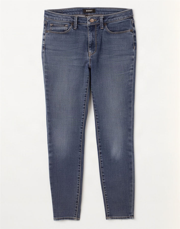 Dkny Womens Skinny Jeans W29 L27 Blue Cotton