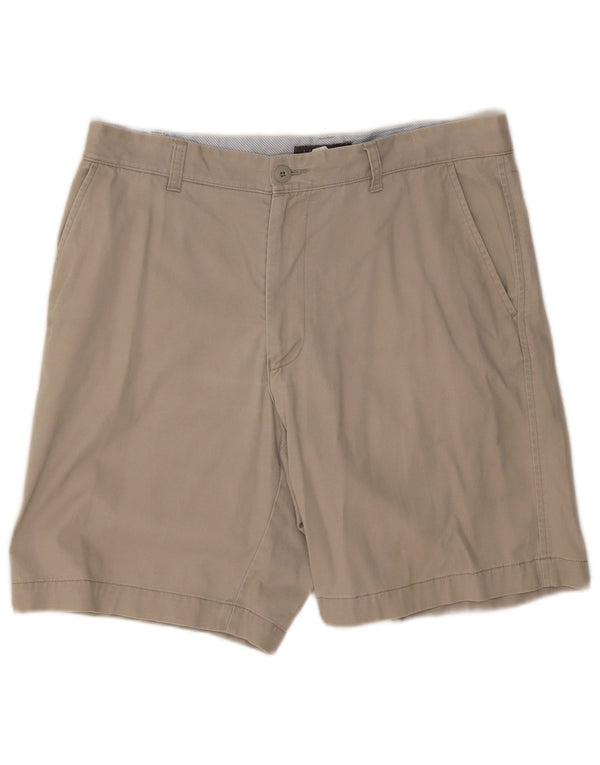 Marks & Spencer Mens Chino Shorts W34 Large  Beige Cotton