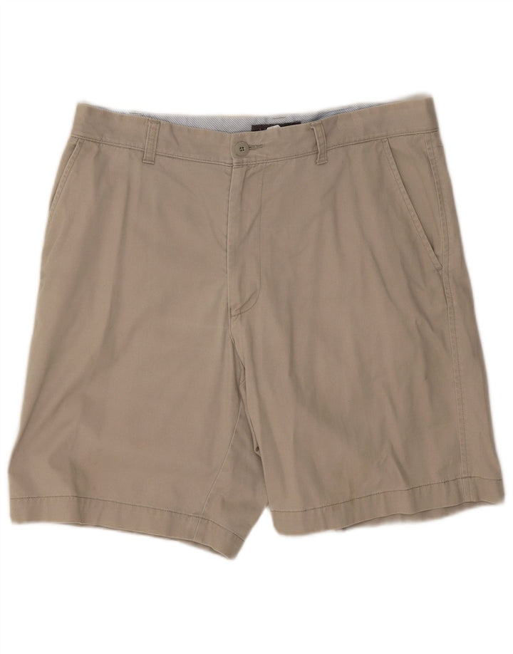 Marks & Spencer Mens Chino Shorts W34 Large  Beige Cotton