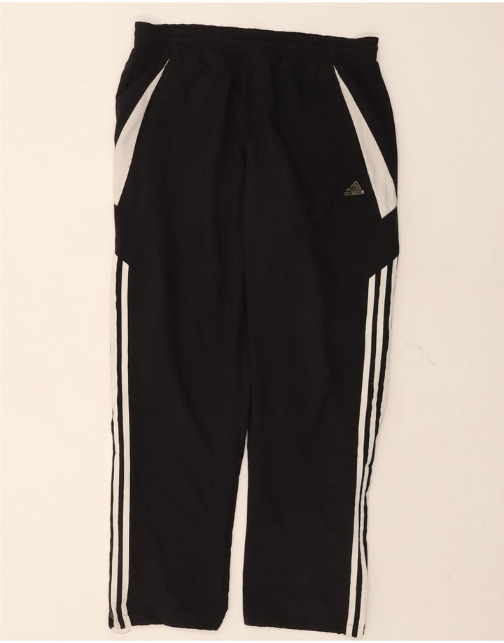 Adidas Mens Tracksuit Trousers Medium  Black Colourblock Polyester