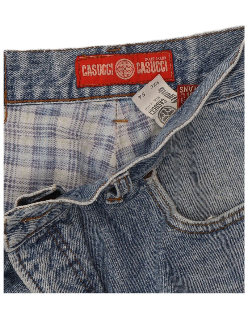 CASUCCI Mens Straight Jeans IT 54 2XL W36 L30 Blue Cotton Vintage Casucci and Second-Hand Casucci from Messina Hembry 