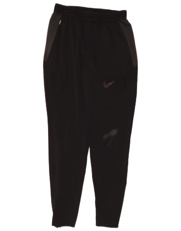 Nike Mens Dri Fit Tracksuit Trousers Small Black Polyester