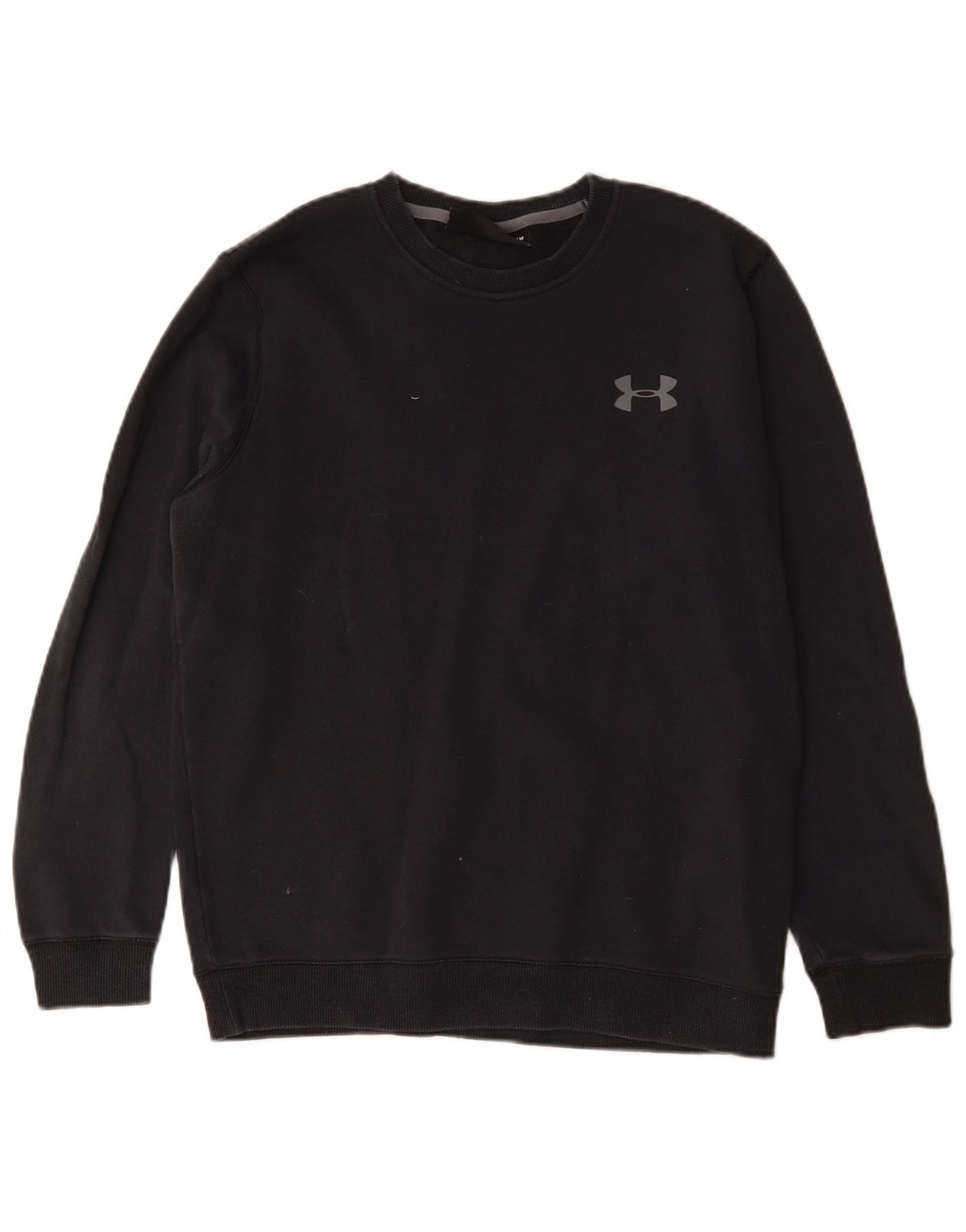 Under Armour Mens Cold Gear Sweatshirt Jumper Medium Black Cotton