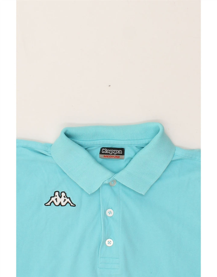 KAPPA Mens Polo Shirt Medium Blue Cotton Vintage Kappa and Second-Hand Kappa from Messina Hembry 