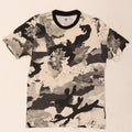 Adidas Mens T-Shirt Top Small Grey Camouflage Cotton