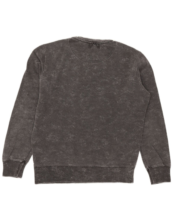 CONVERSE Mens Chuck Taylor Graphic Sweatshirt Jumper Medium Grey Tie Dye