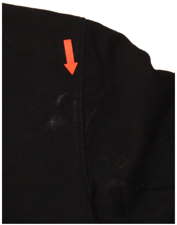 Ted Baker Womens Graphic Crew Neck Jumper Sweater Size 2 Small Black