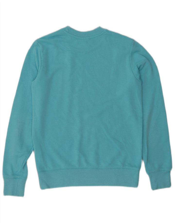CHAMPION Womens Oversized Sweatshirt Jumper UK 6 XS Blue Cotton