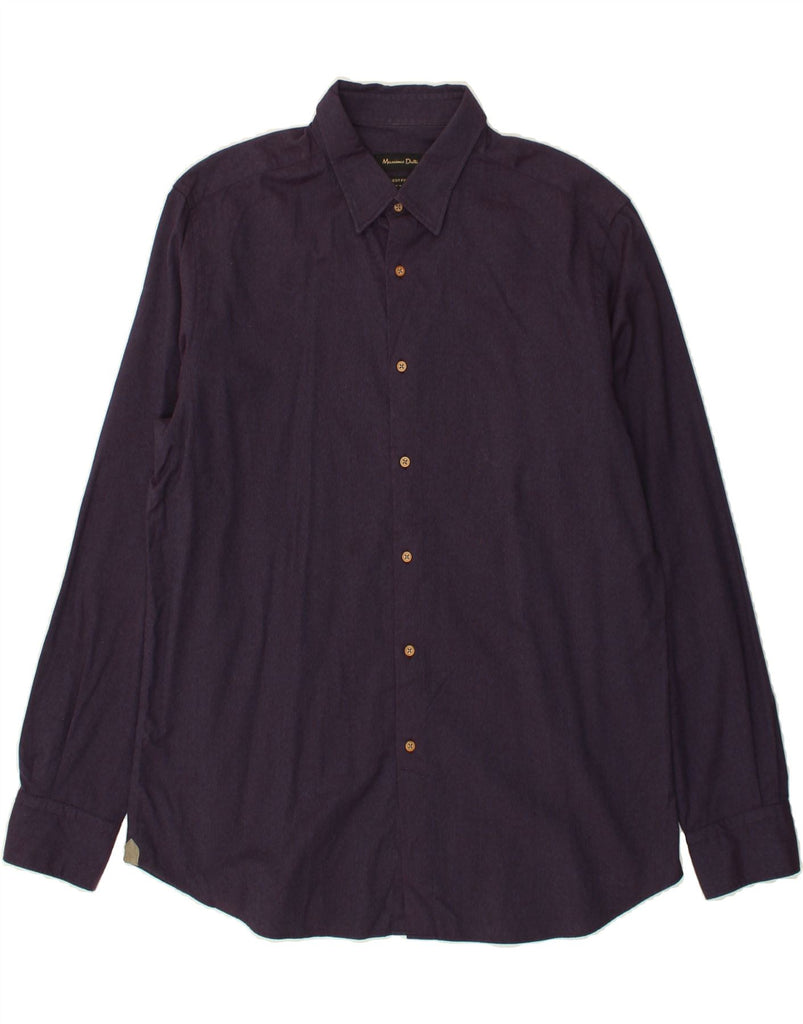 MASSIMO DUTTI Mens Shirt XL Purple | Vintage Massimo Dutti | Thrift | Second-Hand Massimo Dutti | Used Clothing | Messina Hembry 