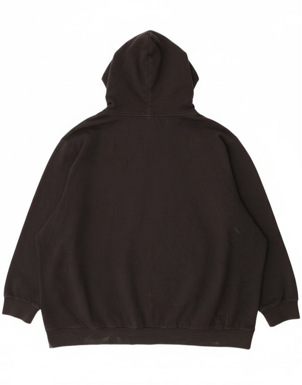 Jack & Jones Mens Graphic Loose Fit Hoodie Jumper Medium Black Cotton