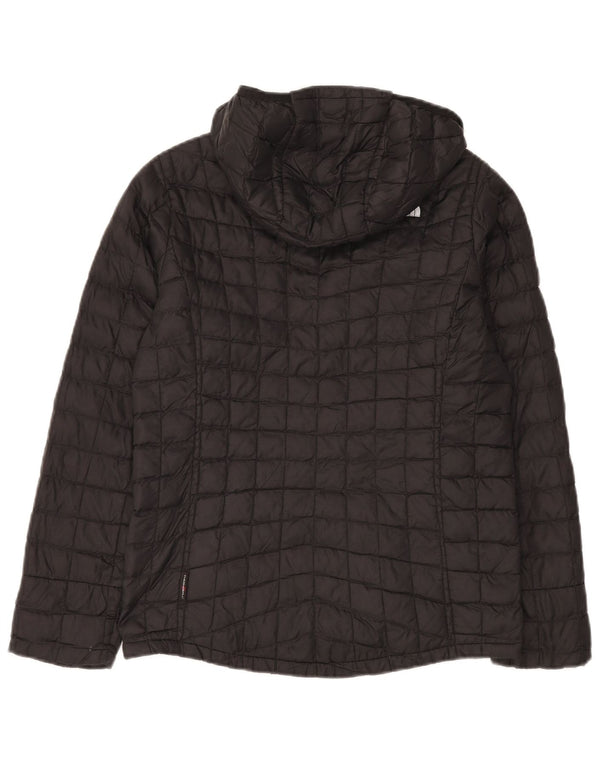 The North Face Boys Hooded Quilted Jacket 14-15 Years Large  Black Nylon