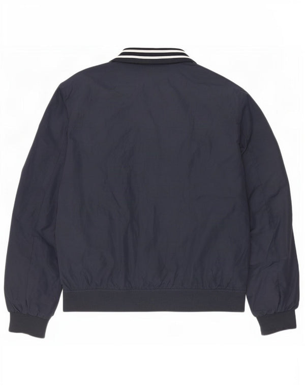 Conte of Florence Mens Tracksuit Top Jacket Large Navy Blue Polyester