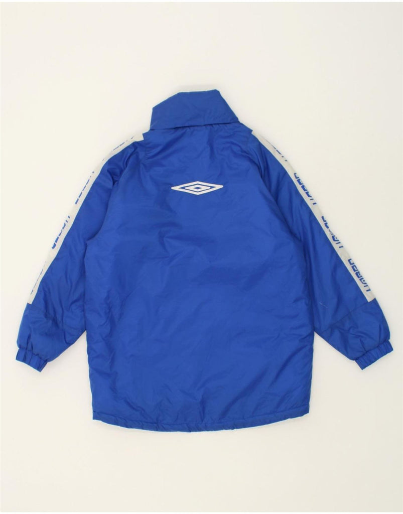 UMBRO Boys Windbreaker Jacket 13-14 Years XL Blue Nylon | Vintage Umbro | Thrift | Second-Hand Umbro | Used Clothing | Messina Hembry 