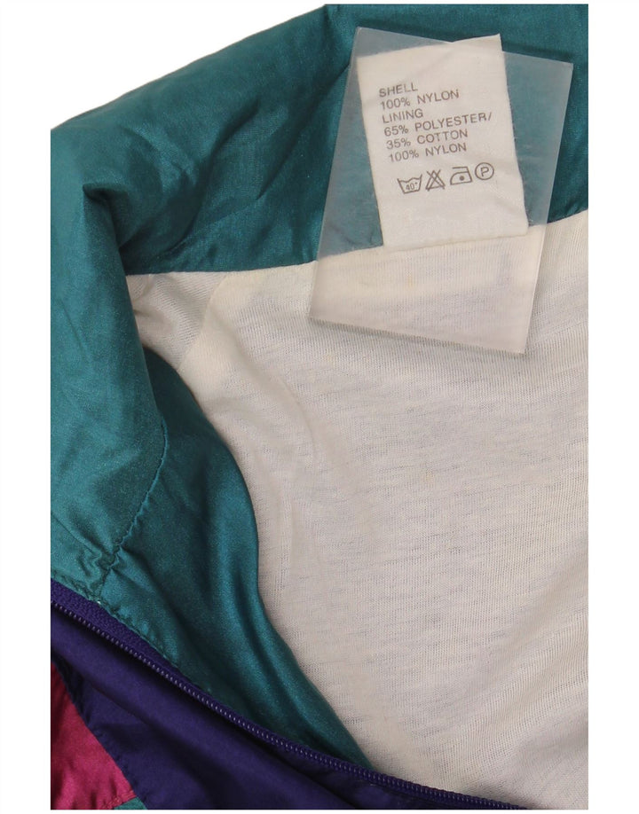 Leopard Mens Tracksuit Top Jacket UK 42/44 Large Multicoloured 90s