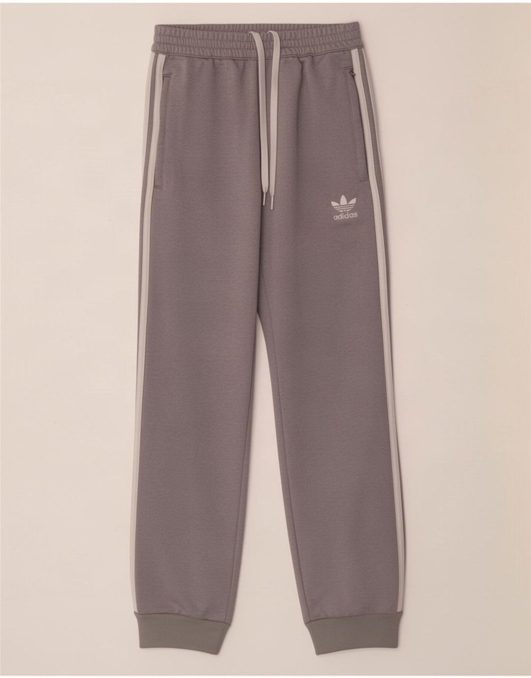 Adidas Mens Tracksuit Trousers Joggers Small Grey Polyester