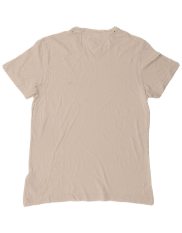 Tommy Hilfiger Mens T-Shirt Top Medium White Cotton