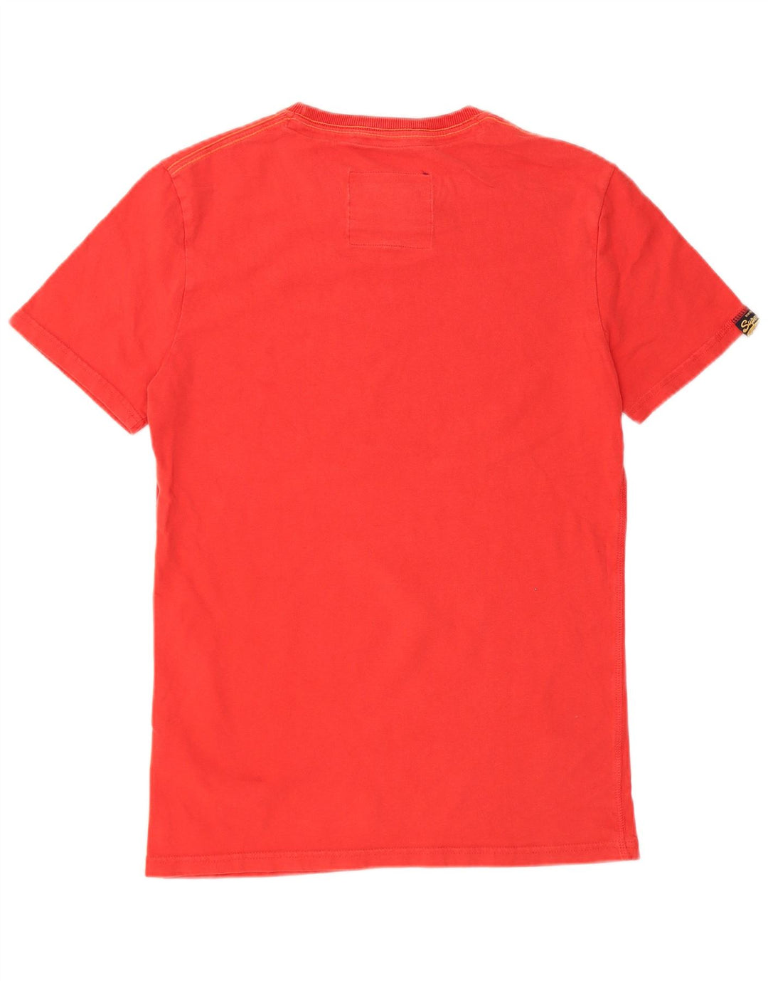 Superdry Mens Graphic T-Shirt Top Small Red Cotton