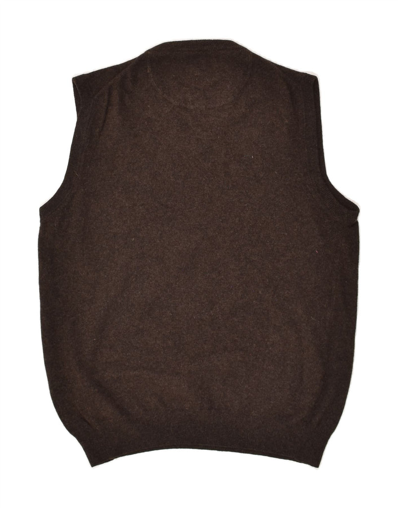 GANT Womens Vest Tank Top 3XL Brown Wool | Vintage Gant | Thrift | Second-Hand Gant | Used Clothing | Messina Hembry 