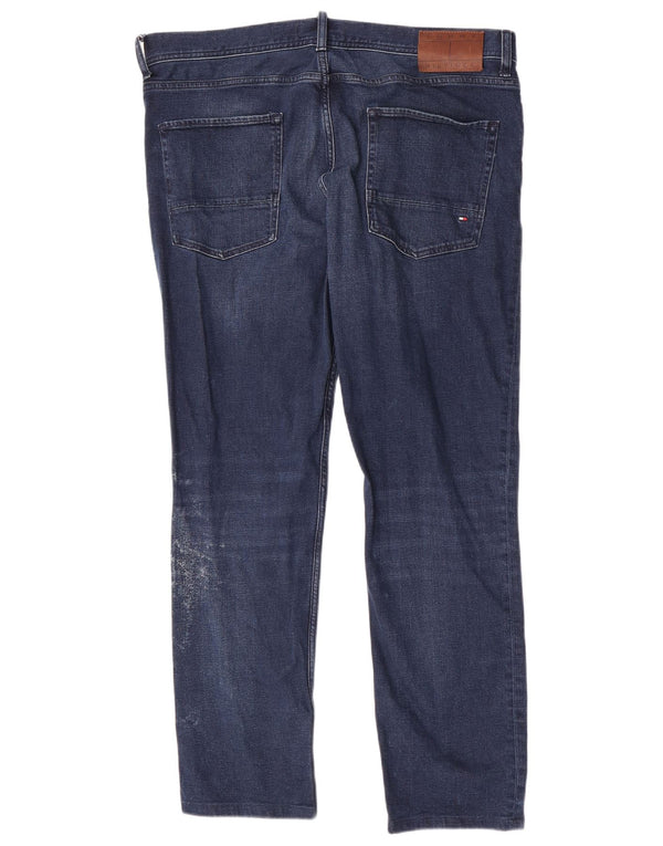 Tommy Hilfiger Mens Denton Straight Jeans W38 L30 Blue Cotton