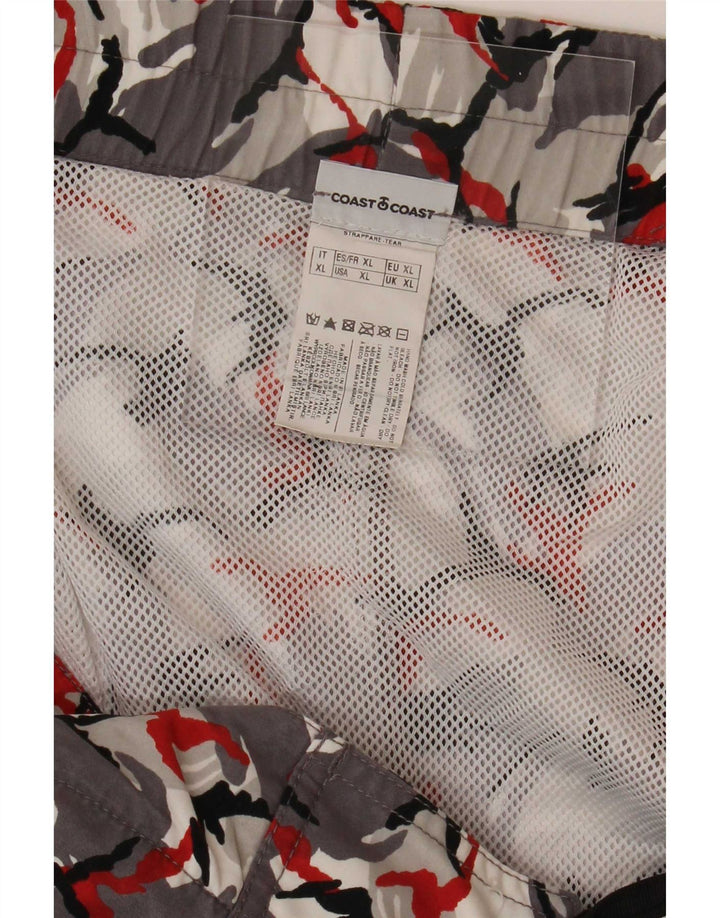 Coast Mens Graphic Swimming Shorts XL Multicoloured Camouflage Polyester