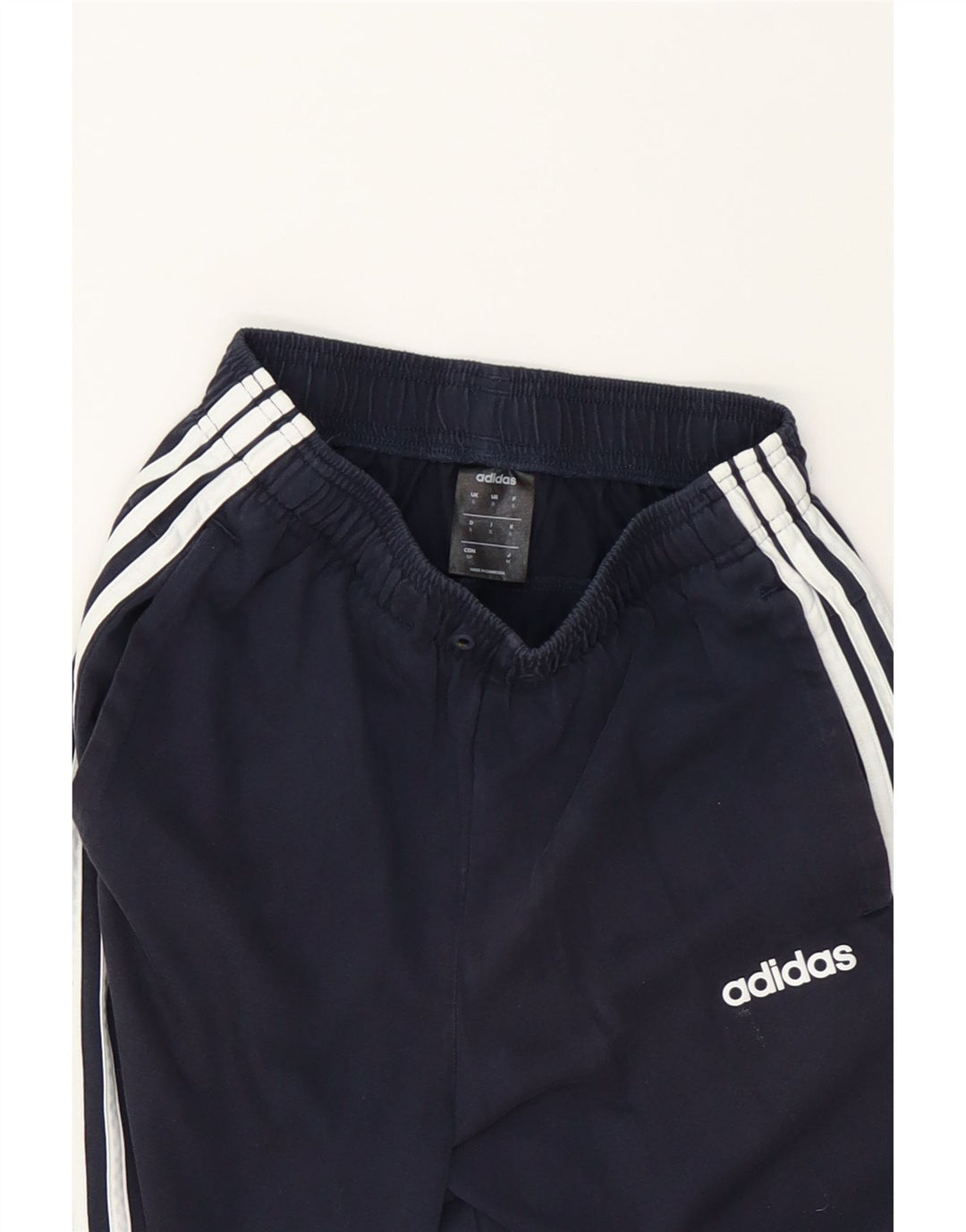 ADIDAS Womens Tracksuit Trousers UK 8 Small  Navy Blue Vintage Adidas and Second-Hand Adidas from Messina Hembry 