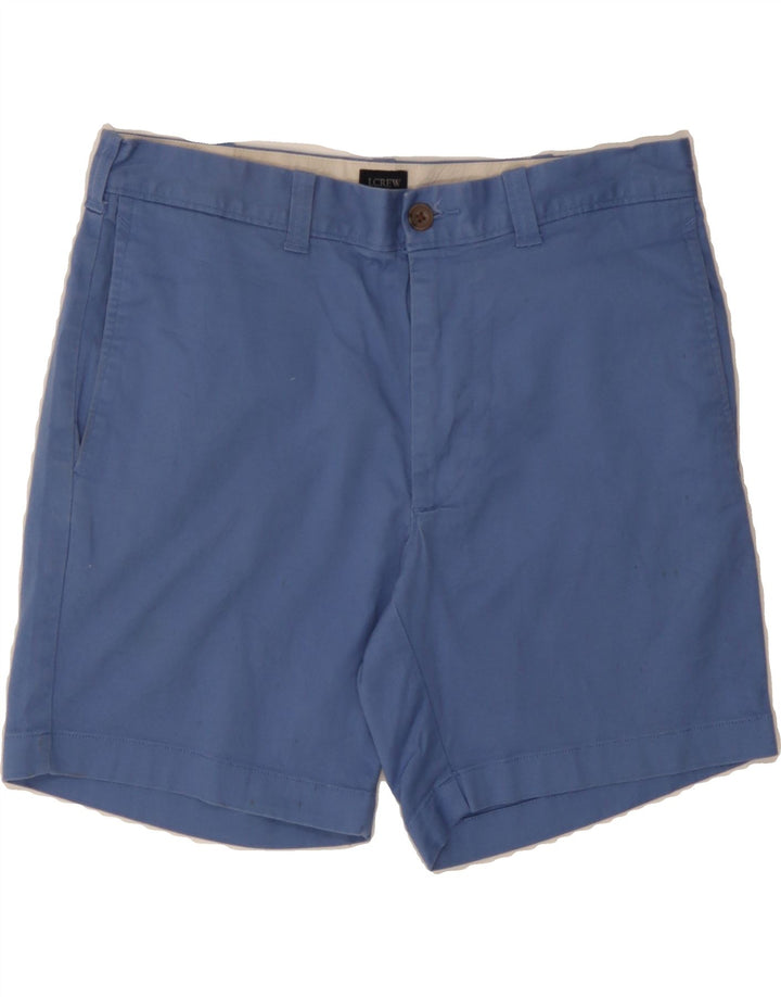 J. CREW Womens Chino Shorts W31 Medium  Blue Cotton Vintage J. Crew and Second-Hand J. Crew from Messina Hembry 