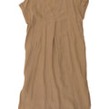 Zara Womens Oversized Shift Dress UK 6 XS Beige