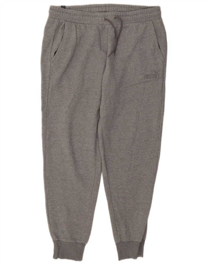 Puma Mens Tracksuit Trousers Joggers XL  Grey Cotton