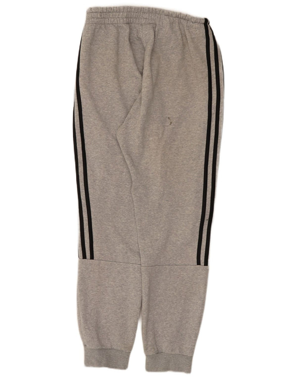 Adidas Mens Tracksuit Trousers Joggers Small Grey Cotton