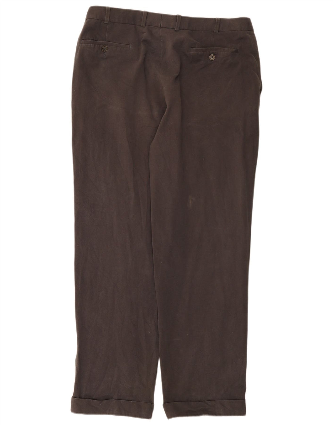 Marks & Spencer Mens St. Michael Straight Chino Trousers W36 L31 Grey