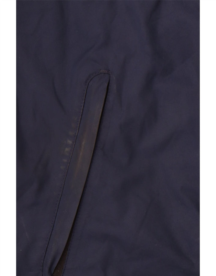 TIMBERLAND Mens Rain Jacket UK 40 Large Blue Polyester