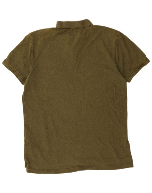 Levi's Mens Polo Shirt Large Khaki Cotton