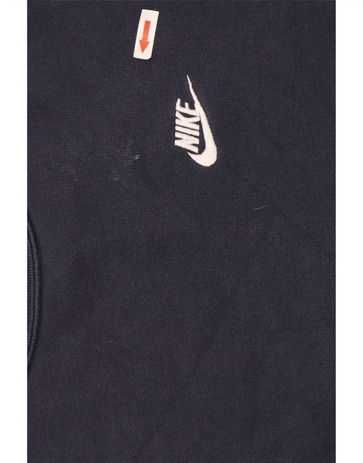 Nike Mens Sweatshirt Jumper Large Navy Blue Cotton