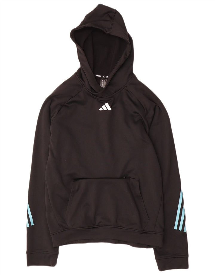 Adidas Mens Aeroready Hoodie Jumper Small Black Polyester