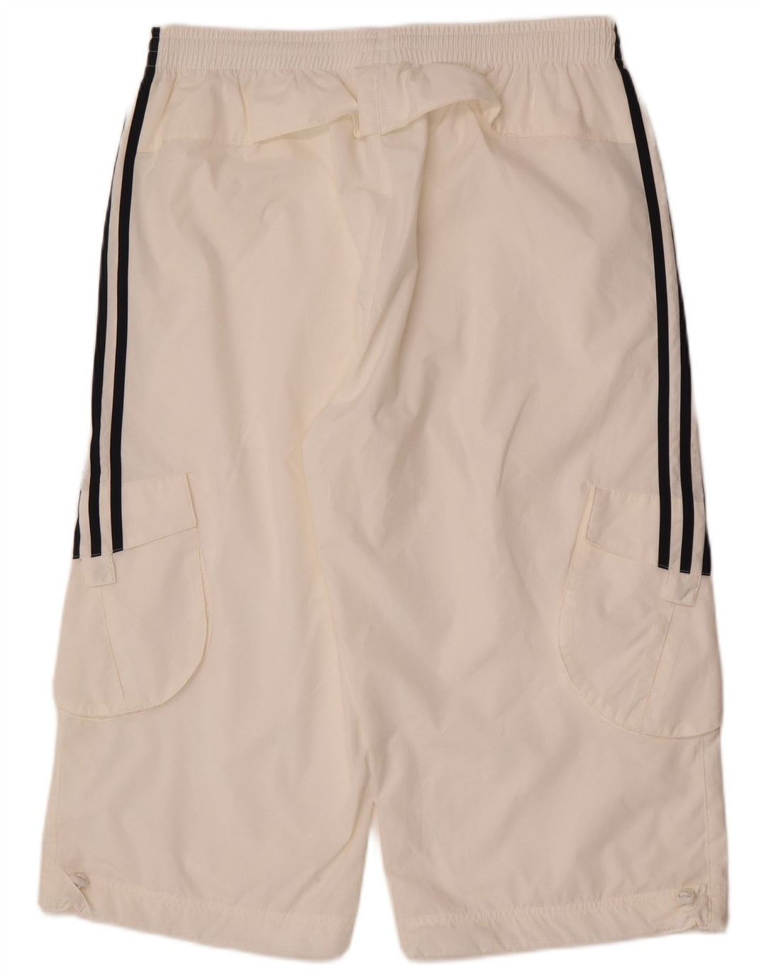 Adidas Mens Capri Cargo Tracksuit Trousers Large  White Polyester