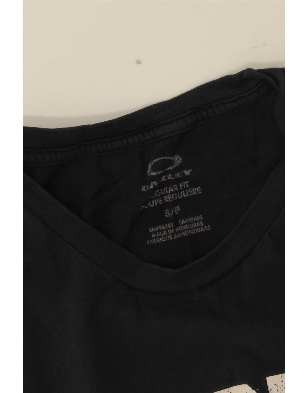 Oakley Mens Graphic T-Shirt Top Small Navy Blue