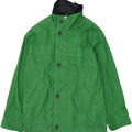 Vintage Mens Hooded Utility Jacket UK 42 XL Green Polyester