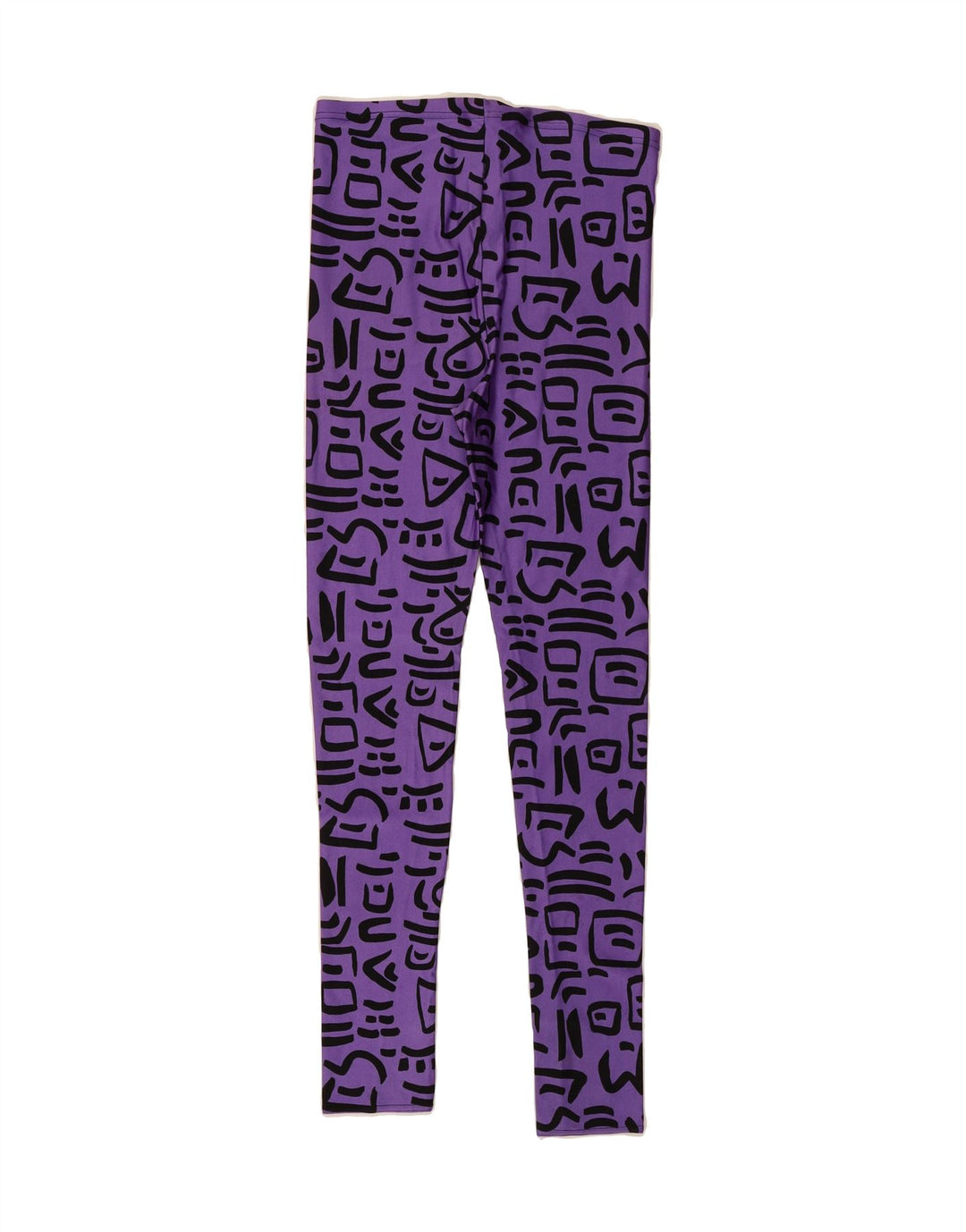 GOLDEN TEAM Womens Abstract Pattern Leggings IT 44 Medium  Purple Vintage Golden Team and Second-Hand Golden Team from Messina Hembry 