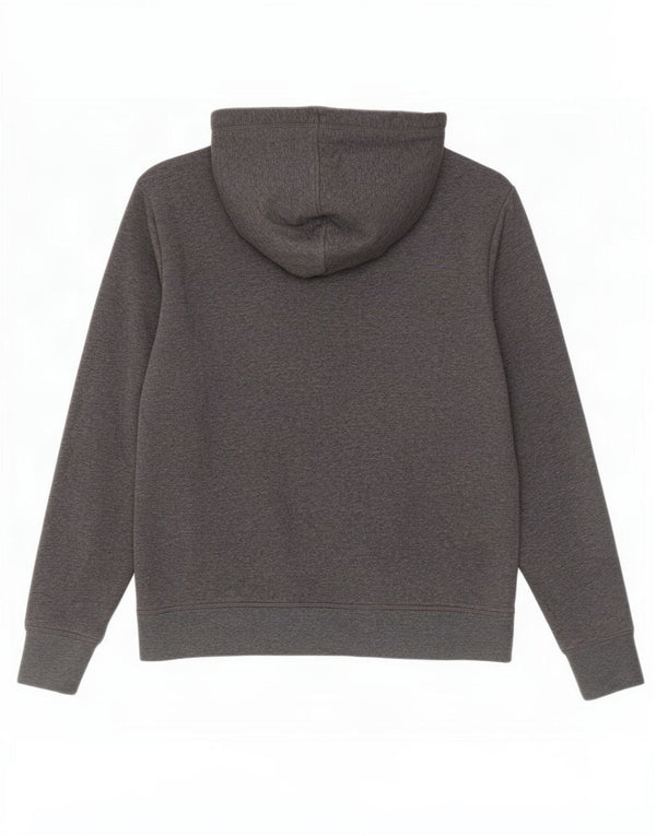 Reebok Mens Graphic Hoodie Jumper Small Grey Flecked Cotton