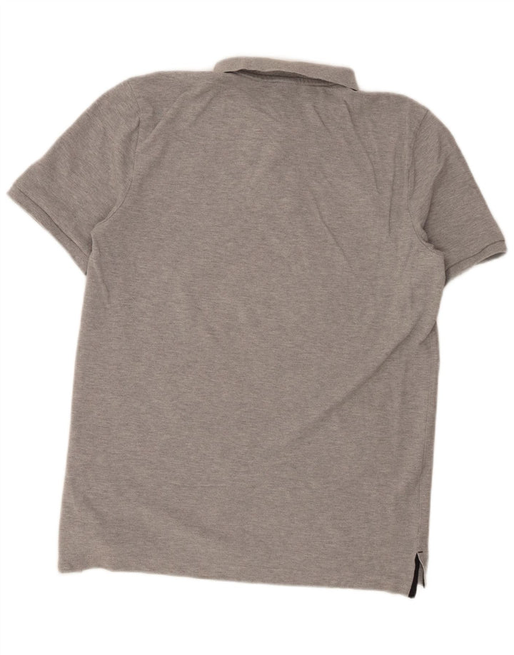 Nike Mens Polo Shirt Medium Grey Cotton