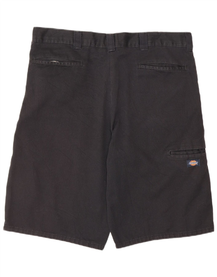 DICKIES Mens Cargo Shorts W36 Large Black Polyester