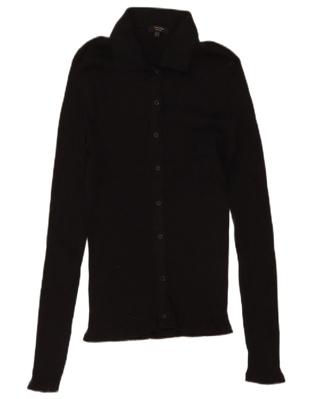 Massimo Dutti Womens Cardigan Top UK 12 Medium Black